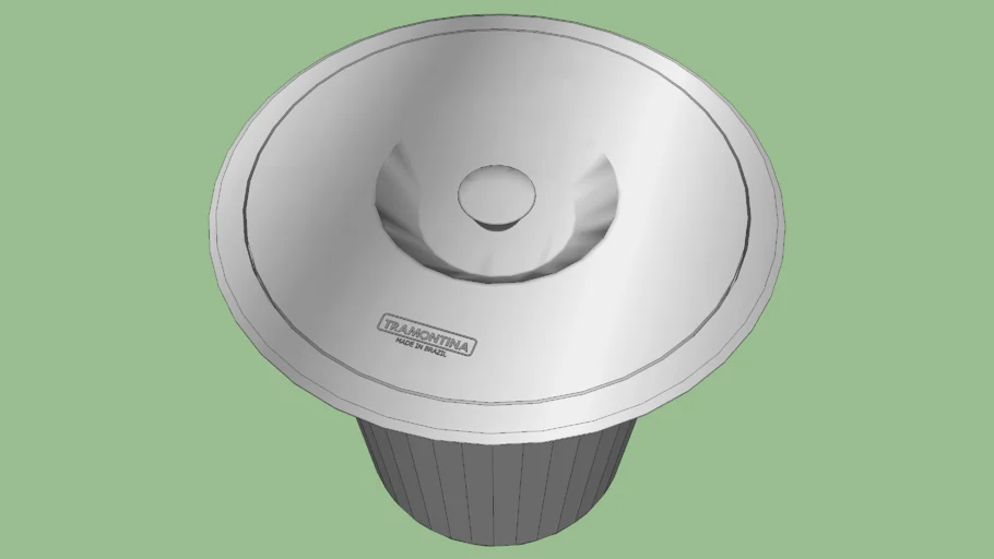 Lixeira de embutir Tramontina 5L