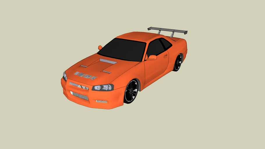 Nissan Skyline GT-R 34 tuned