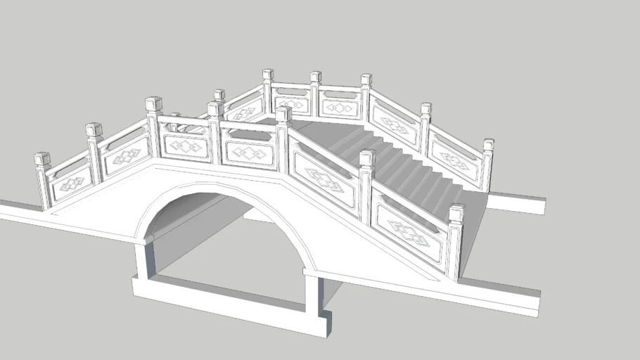 Chinese Stone arch bridge   中式石拱桥