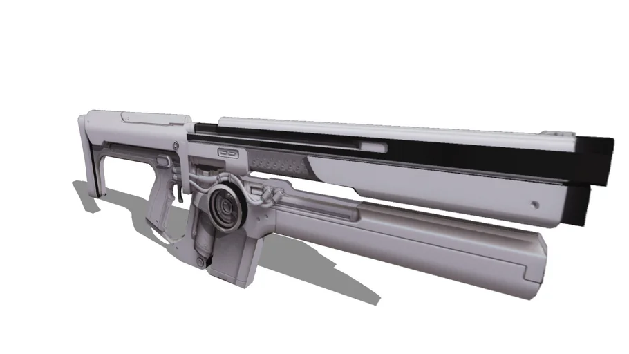 SI-FI DEATH BLASTER AK-121 w HEAVY ASSAULT WEAPON SPACE WAR GUN RIFLE Z1