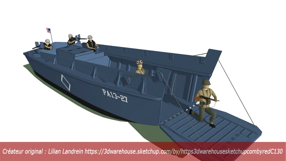 LCVP Higgins boat 1945