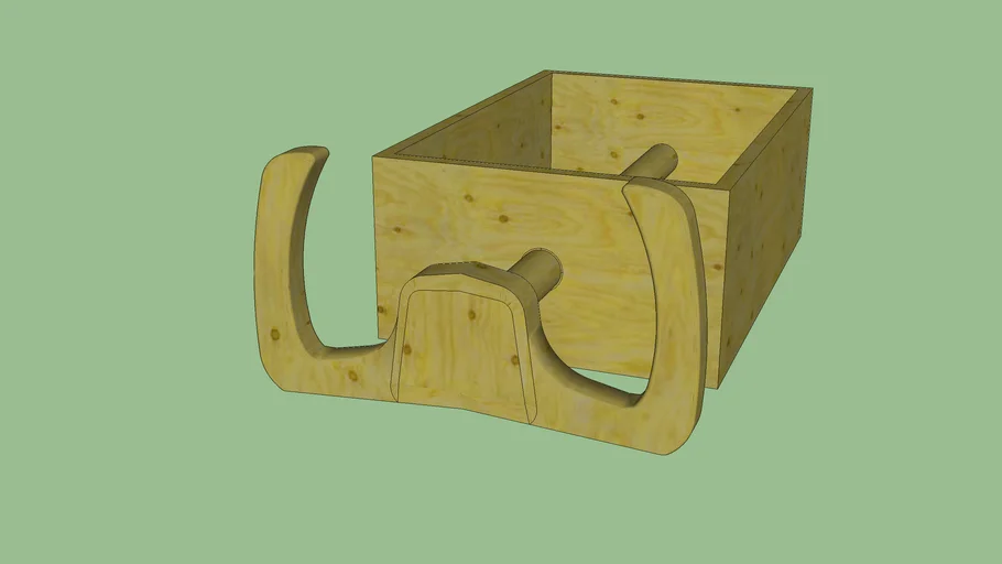 Wooden Flight Yoke for Flight Simulation