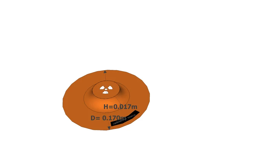plate radioactive ligthing-rod