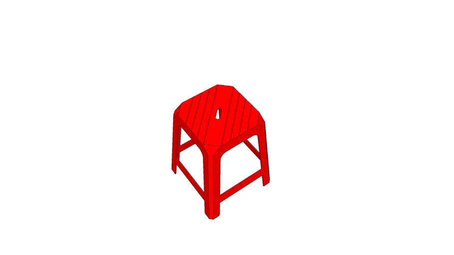 Bangku Plastik (Plastic Bench)