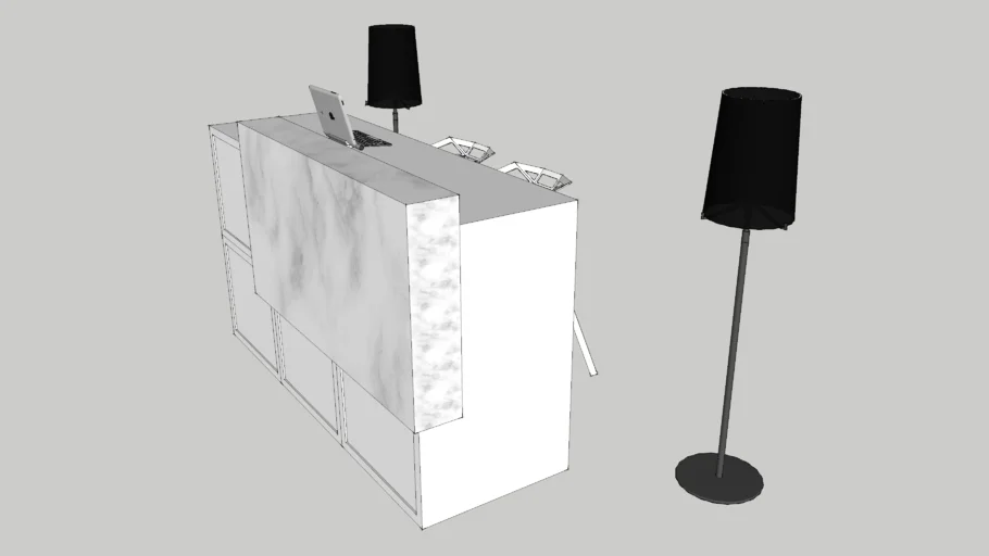 Small Reception Desk