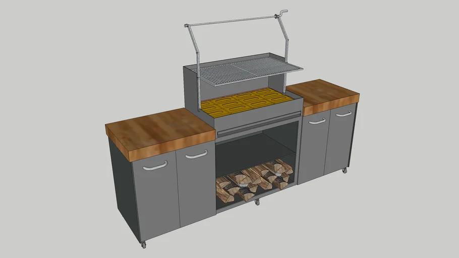 Barbacoa móvil