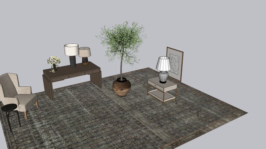 Olive Tree Room accessories