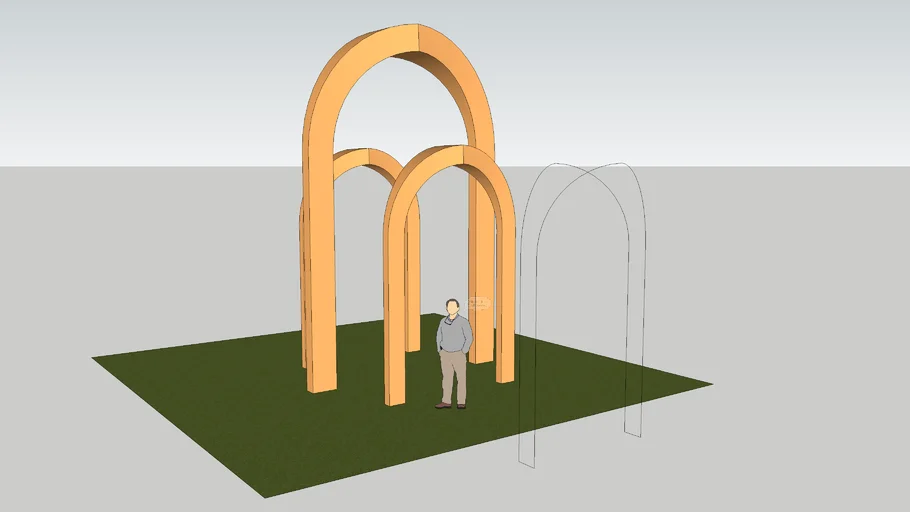 ISLAMIC ARCH SCULPTURE