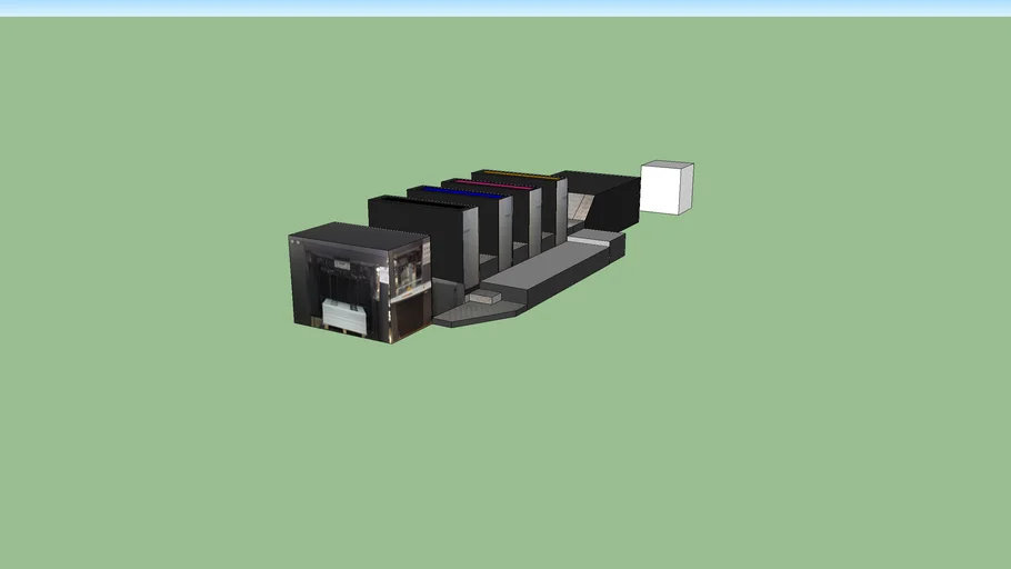 Heidelberg Speedmaster CD 102-4 Printing Press