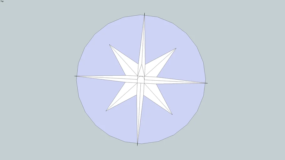 compass download and then print | 3D Warehouse