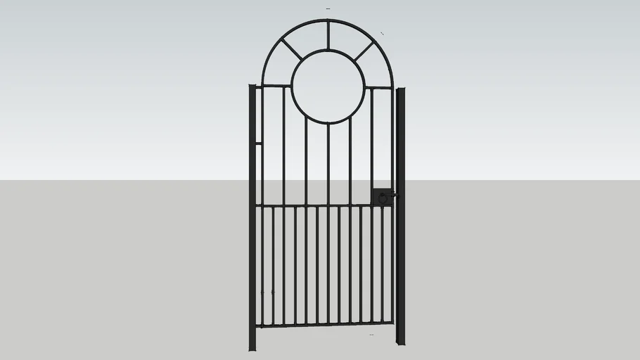 Arched Steel Gate