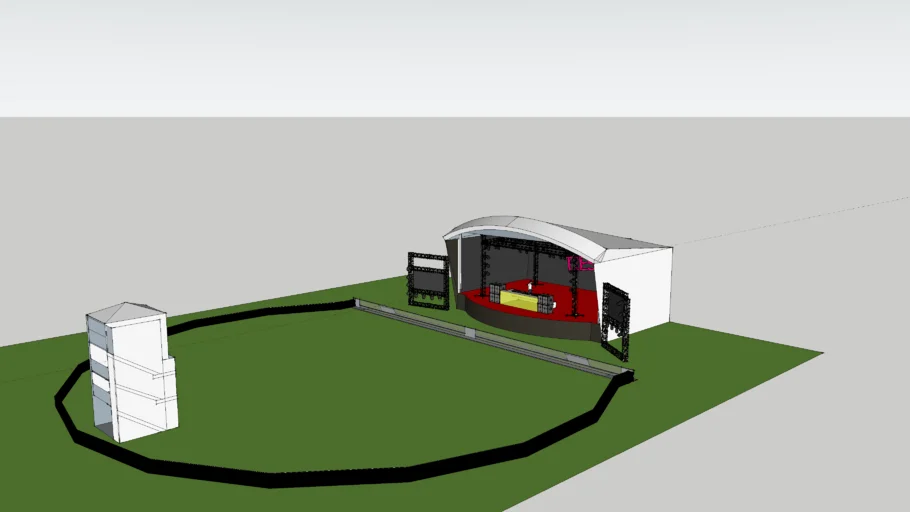 Music Festival Stage