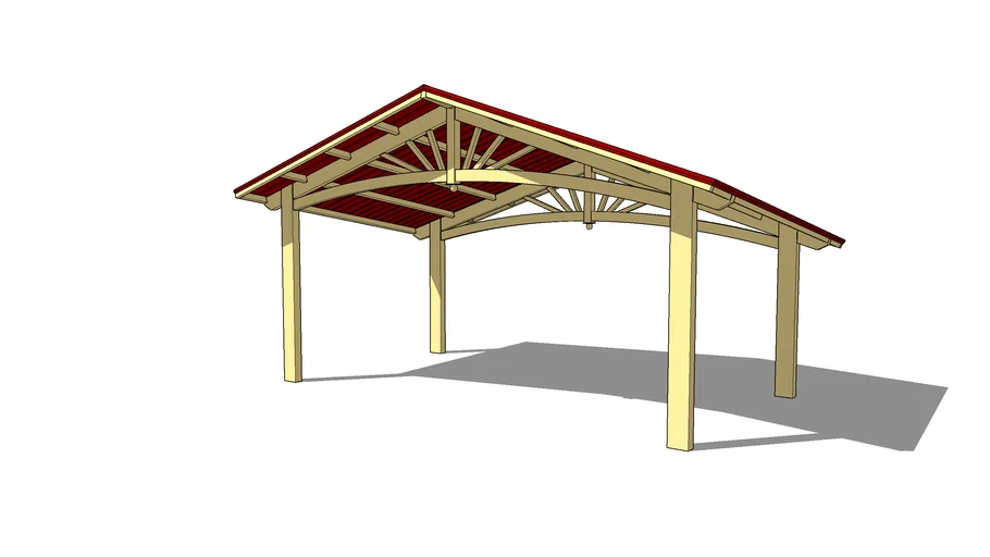 Gable - 40' x 24' Amphitheater with Sunburst. 