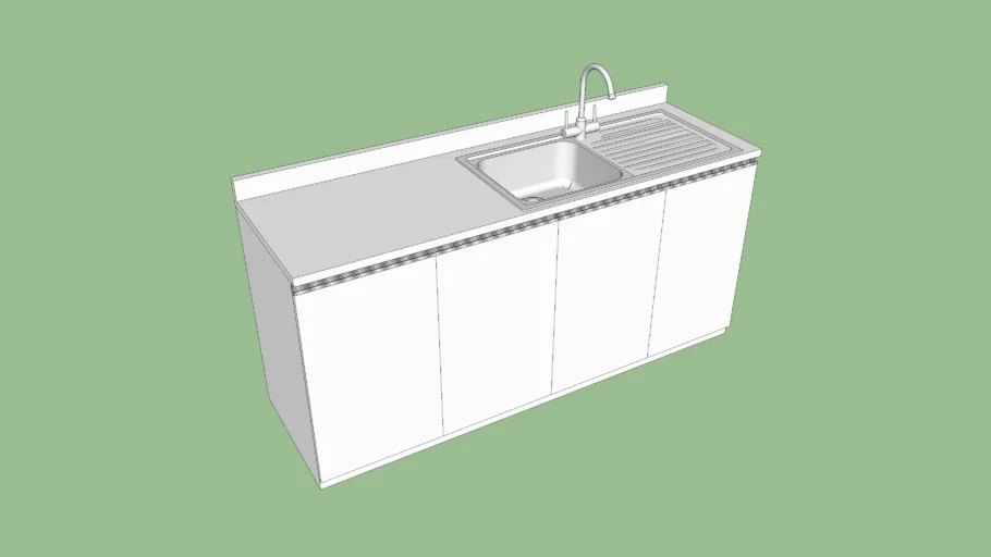 MUEBLE DE COCINA CON LAVADERO