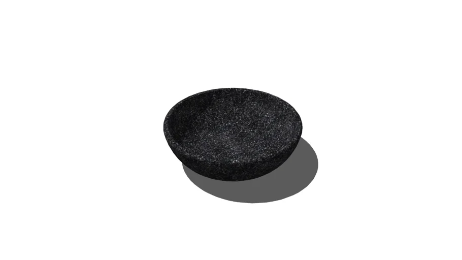 Vasque ronde pierre noire TERRAZO