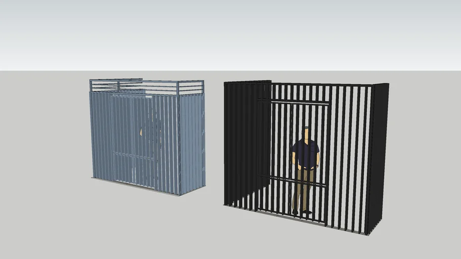 Vertical balcony grilles