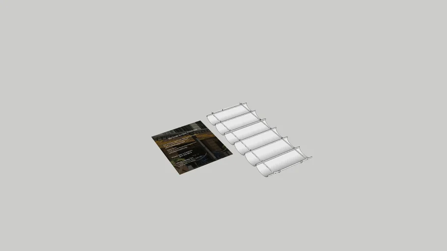 Infinity Canopy, Modular, Retractable, Fabric, Shade system (with 2 magnetic latch)