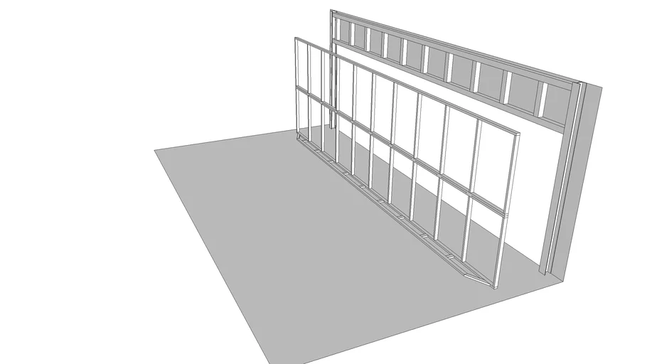 Bi-Fold Hangar Door Frame
