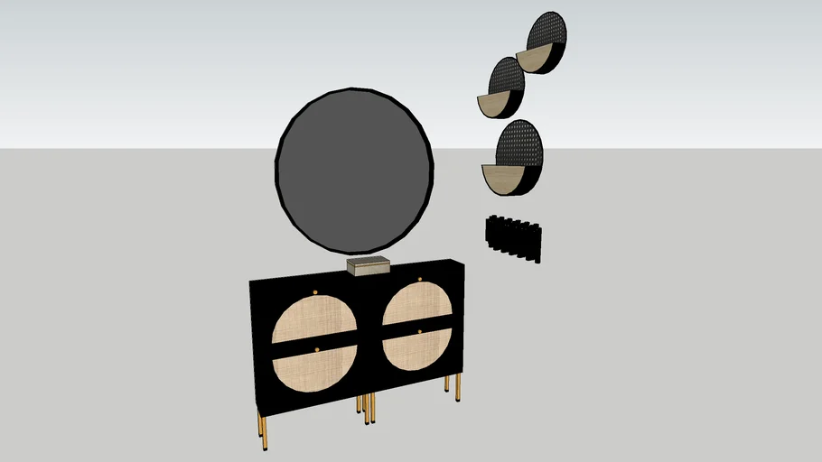 MID CENTURY ENTRY PIECES | 3D Warehouse