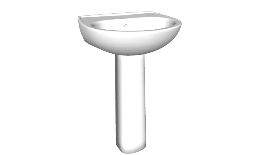 442124 Sacramento(R) Pedestal Bathroom Sink