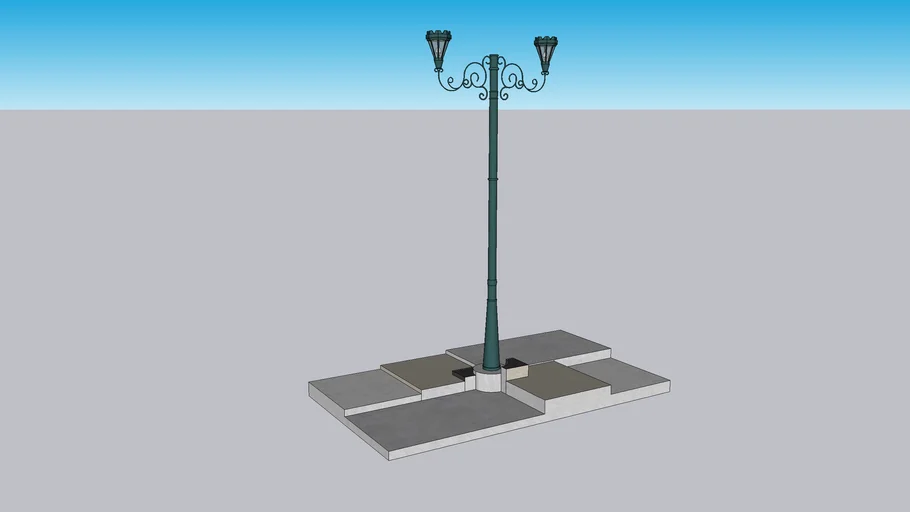 Poste Ornamental - Luminaria