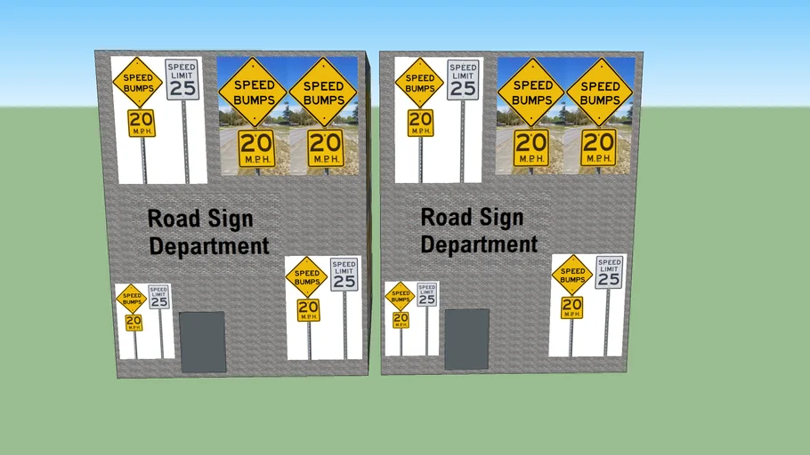 2 Road Sign Departments