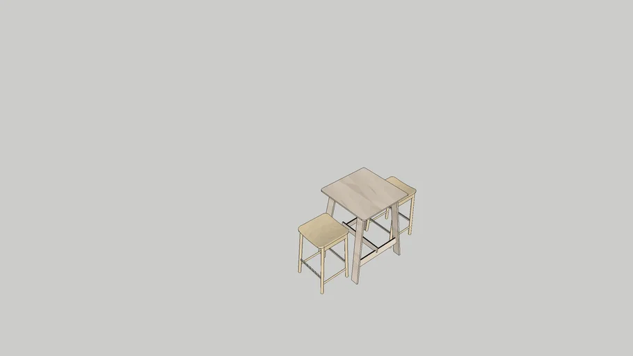 Bar table+stool IKEA