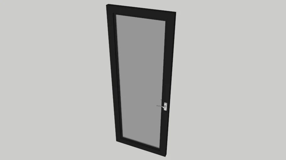 Single Leaf Swing Glass Door 800 x 2100