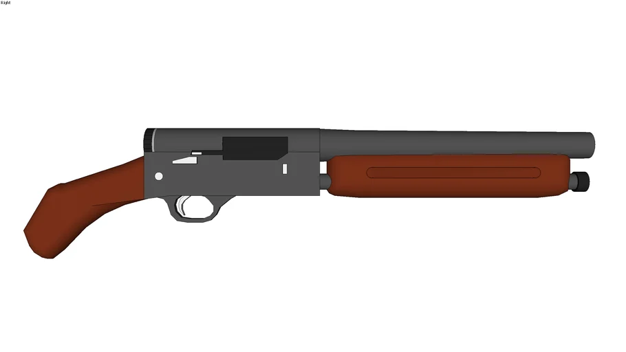 sawed off remington model 11 (browning auto 5)