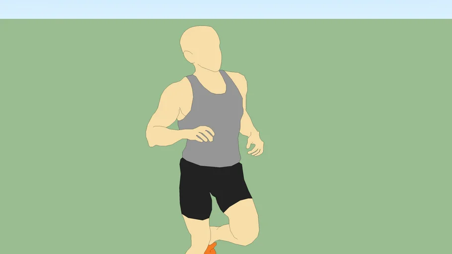 2D Marathon Runner