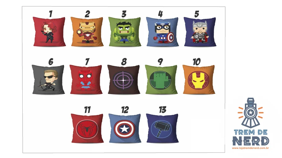 Almofadas Super Heróis Kids - Infantil