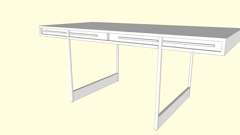 AIR Writing and Computer Desk by SØREN NISSEN and EBBE GEHL