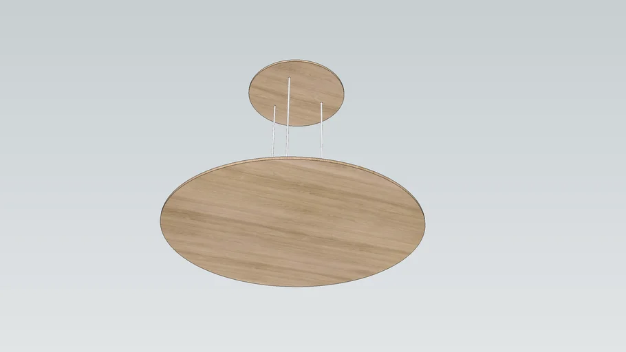 Pendente Disk S Wood - Lumini