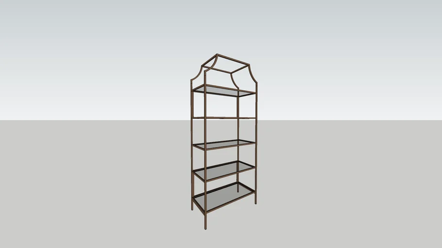 Metal shelf