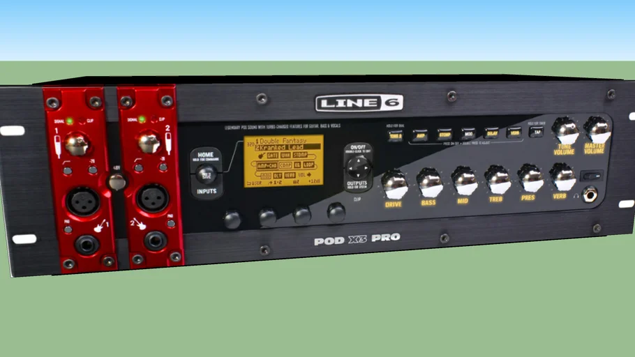 Line 6 Pod X3 Pro | 3D Warehouse
