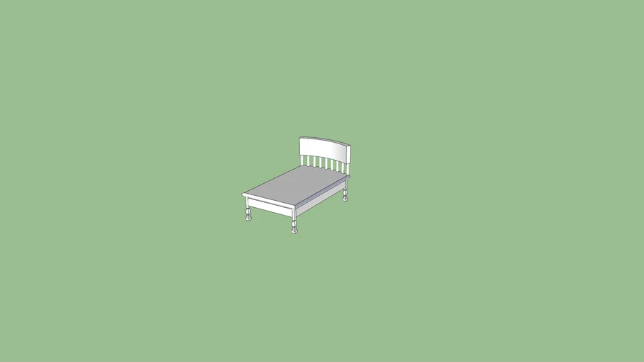 Simple Bed | 3D Warehouse
