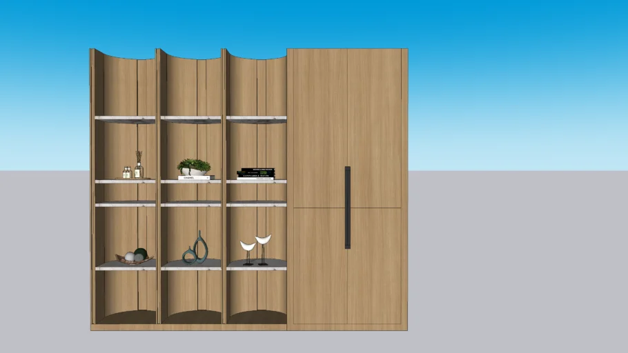 Book Shelf Cum Storage Unit