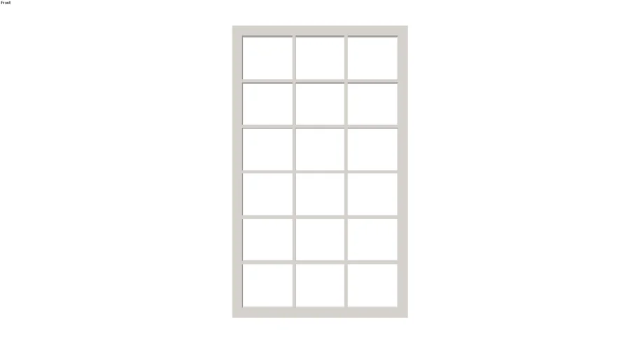 4'6" x 7'6" Grid Window