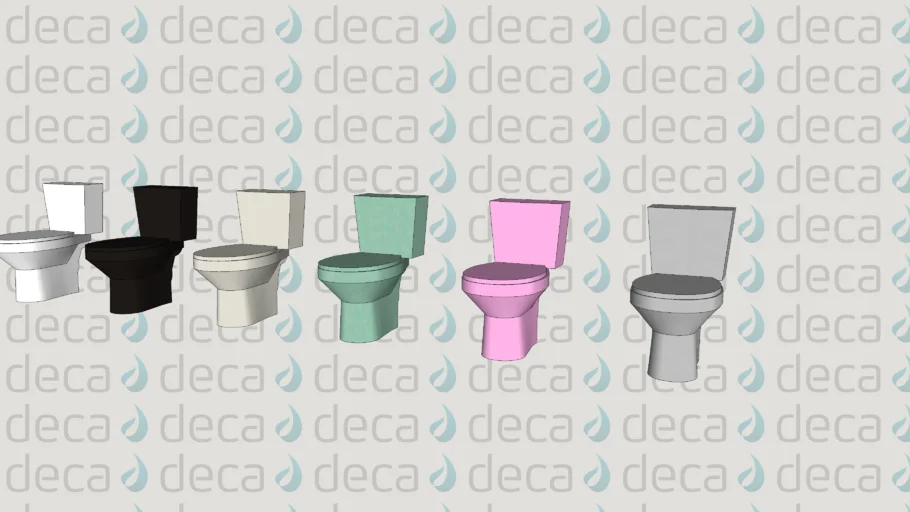 Deca Bacia Sanitaria Aspen - Código P.750 - Caixa Acoplada