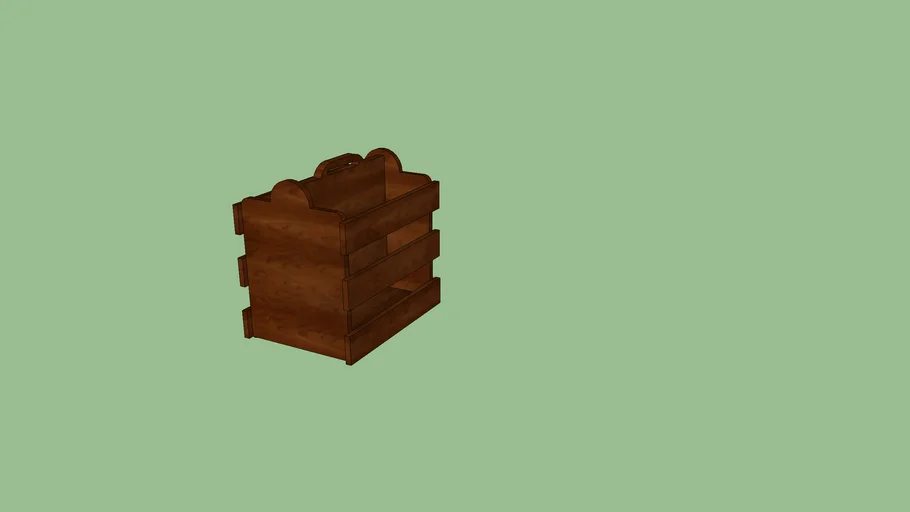 furniture-wood magazine rack/holder | 3D Warehouse