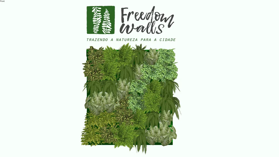 MODELO PAREDE VERDE 1X1 - FREEDOM WALLS