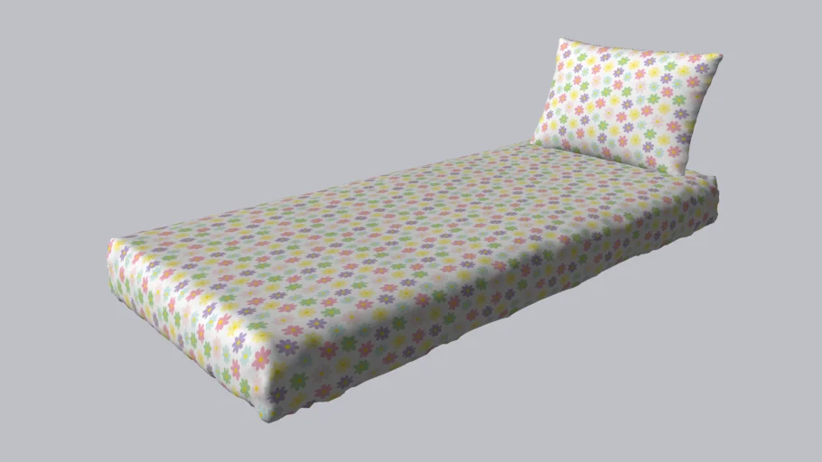 Jogo de Cama Infantil Solteiro Margaridas - 2 peças
