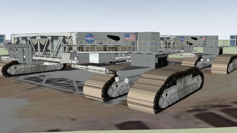 Crawler Transporter de la Nasa | 3D Warehouse