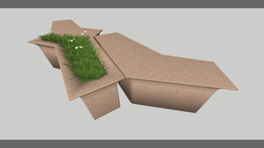 Mobiliario Urbano Bancas con Jardinera