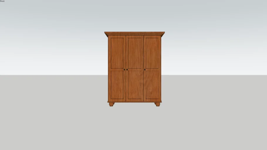 Ikea Leksvik wardrobe with 3 doors