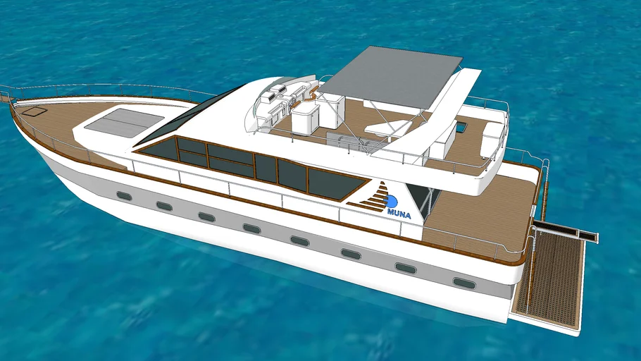 Yacht.Motor yat. Boat. Tekne