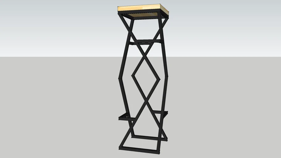 Kursi Bar Minimalis Besi 30x30x100