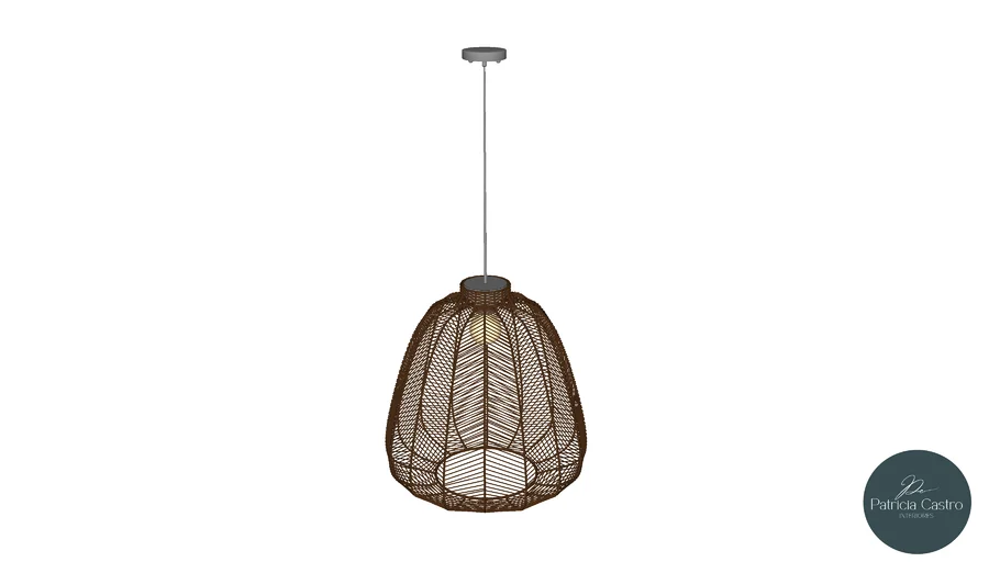 Pendente Rattan by Inodesign