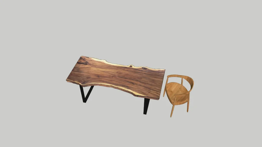 Bàn Ăn Gỗ Tự Nhiên - Table And Chair