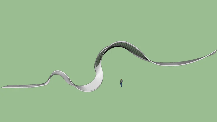 CURVE RIBBON GATE